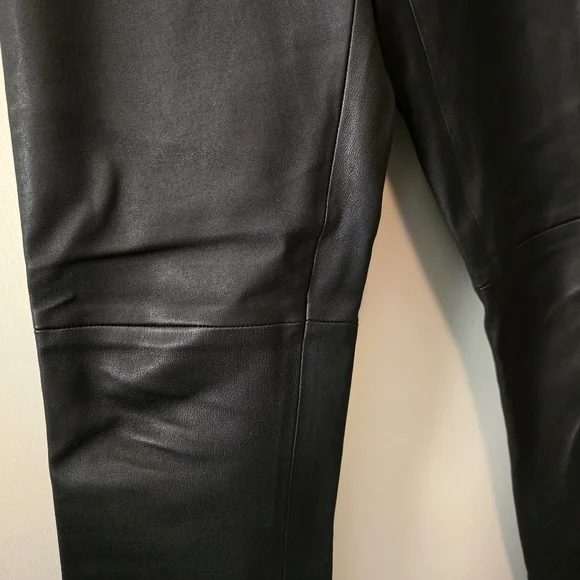 Theory Adbelle Lambskin Skinny Legging Black - Picture 2 of 7